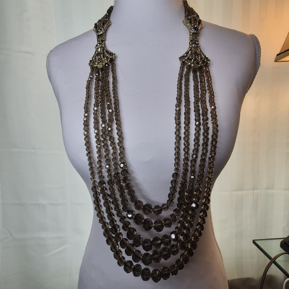 Heidi Daus Age of Elegance Swarovski Crystal Multi-Strand Necklace & Bracelets